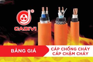 Bảng Giá Cáp Chống Cháy - Chậm Cháy CADIVI