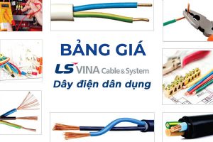 Bảng giá dây cáp điện LS VINA - Dây điện dân dụng