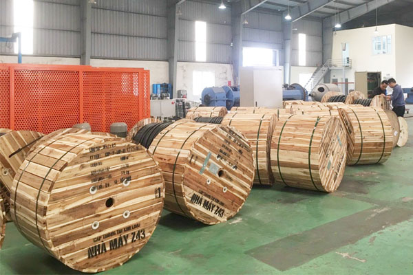 Dây cáp điện nhà máy Z43 Bộ Quốc Phòng