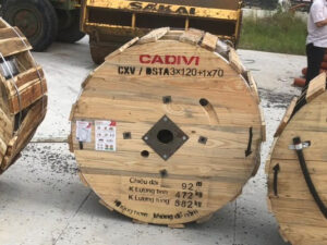 Cáp ngầm hạ thế CADIVI CXV/DSTA 3x120 +1x70